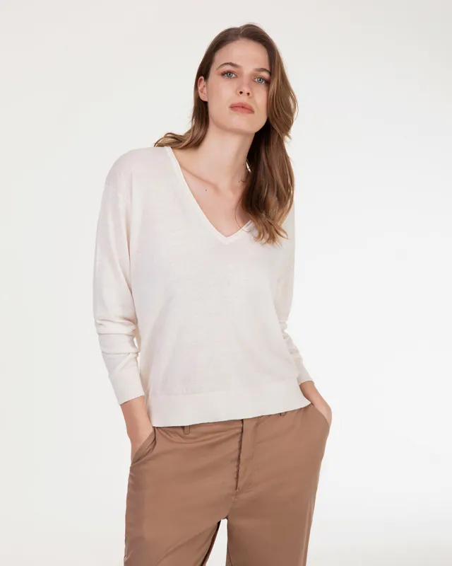 Markup Donna Maglieria Maglia lino cotone
