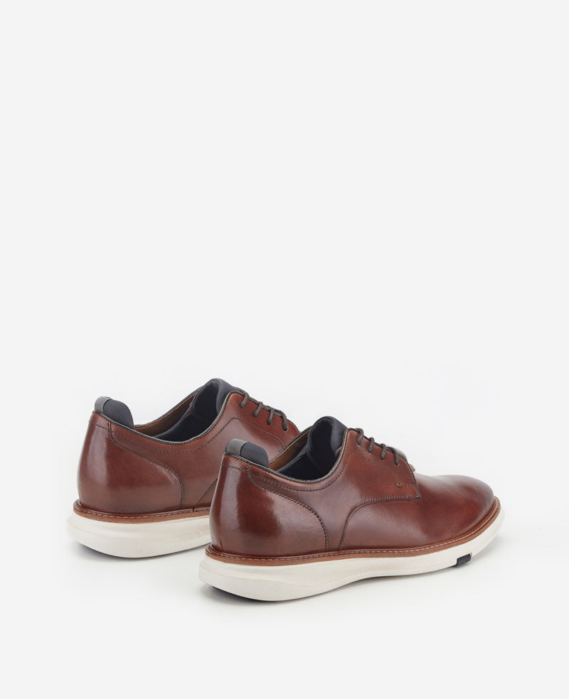 Kenneth Cole Reaction Shoes Luke Lace Up Oxford scarpe cognac pelle