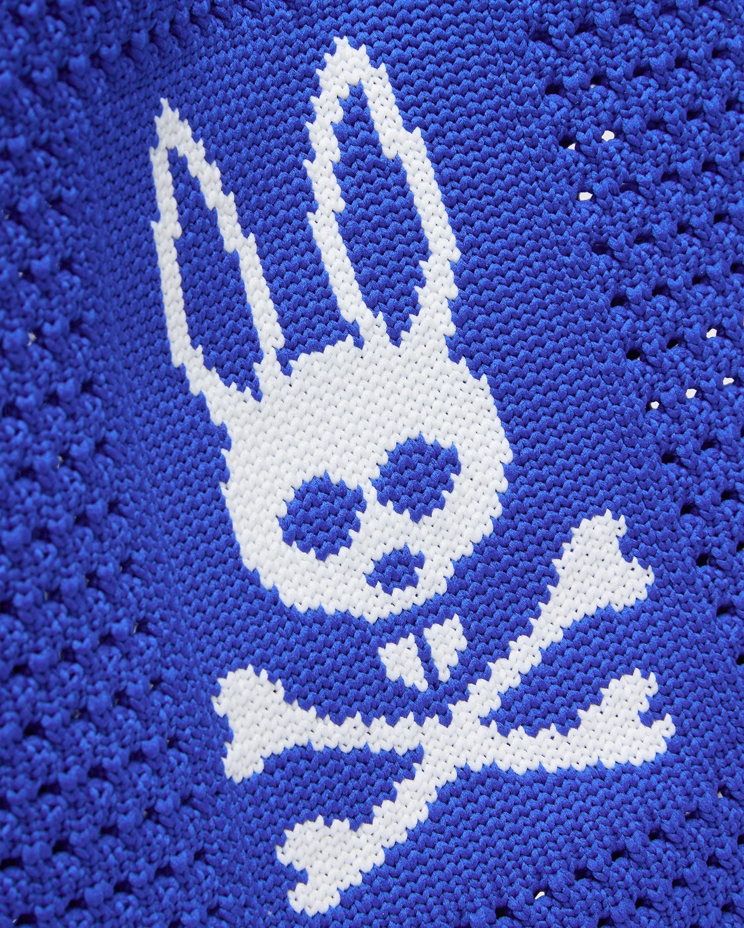 Psycho Bunny Accessories Crochet Tote Bag MO1700068 borsa blu