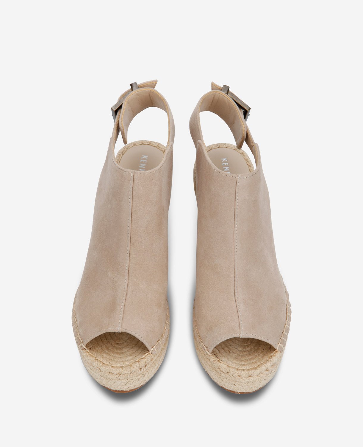Kenneth Cole Reaction Shoes Olivia Wedge Espadrille Sandal sandalo zeppa Almond