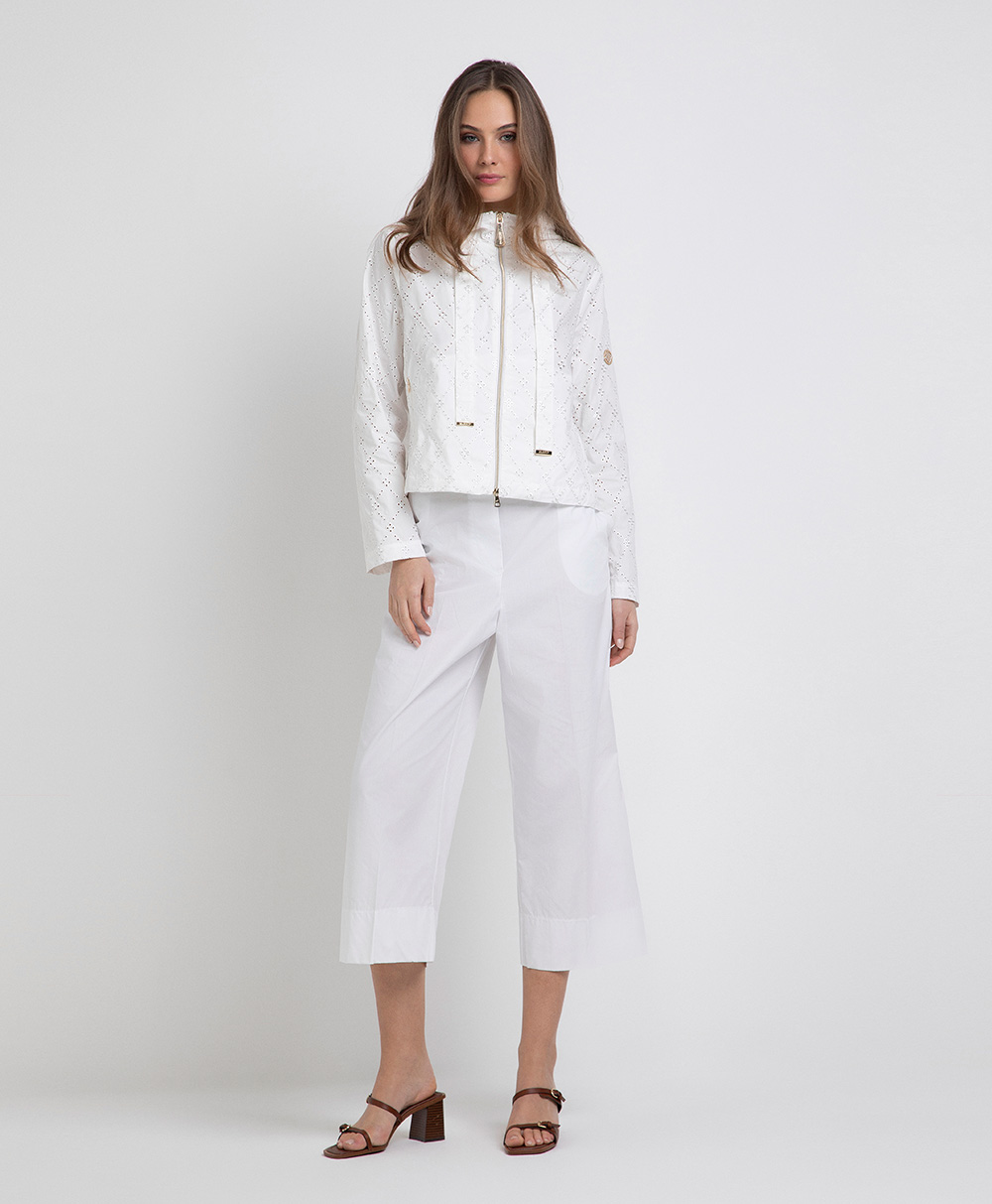 Markup Donna Giacche & Giubbotti Giubbino in gabardina ricamata