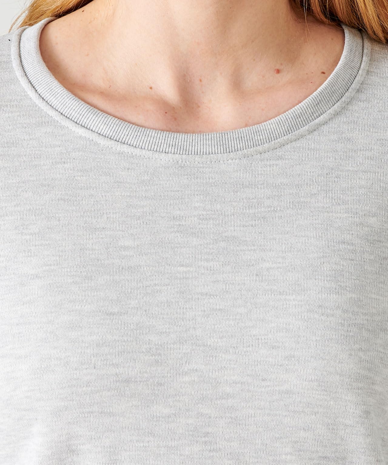 Damart Thermolactyl T-shirt maniche lunghe felpata grigio melange XL