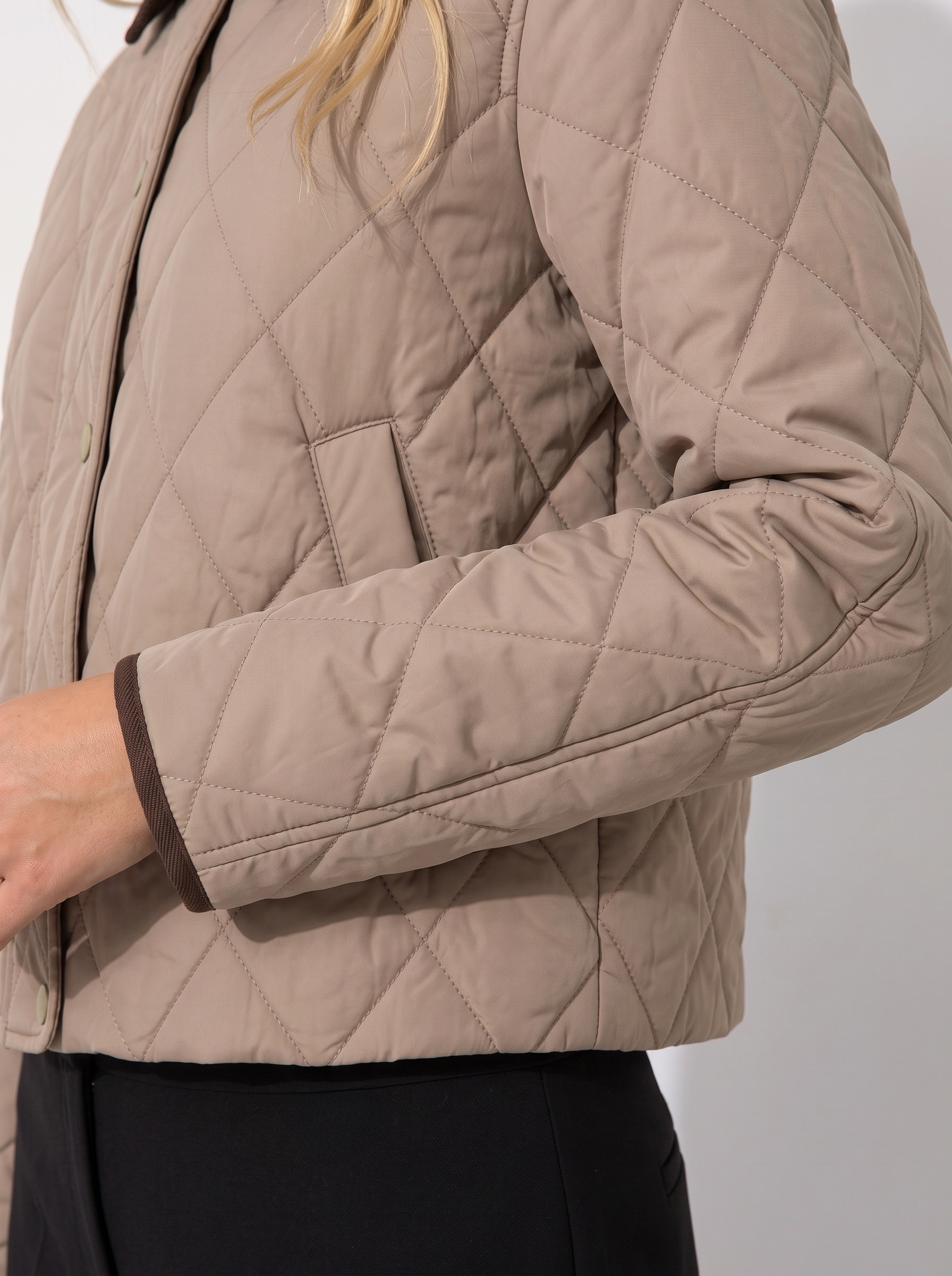 Markup Donna Giacche & Giubbotti Giubbino crop trapuntato donna