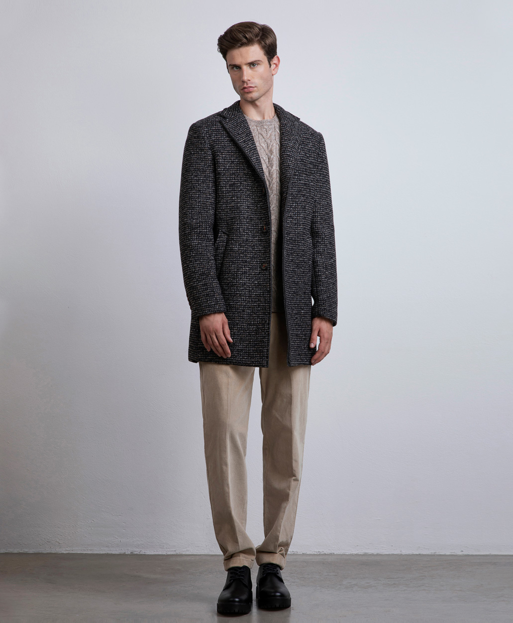 Markup Uomo Cappotti Baronetto monopetto