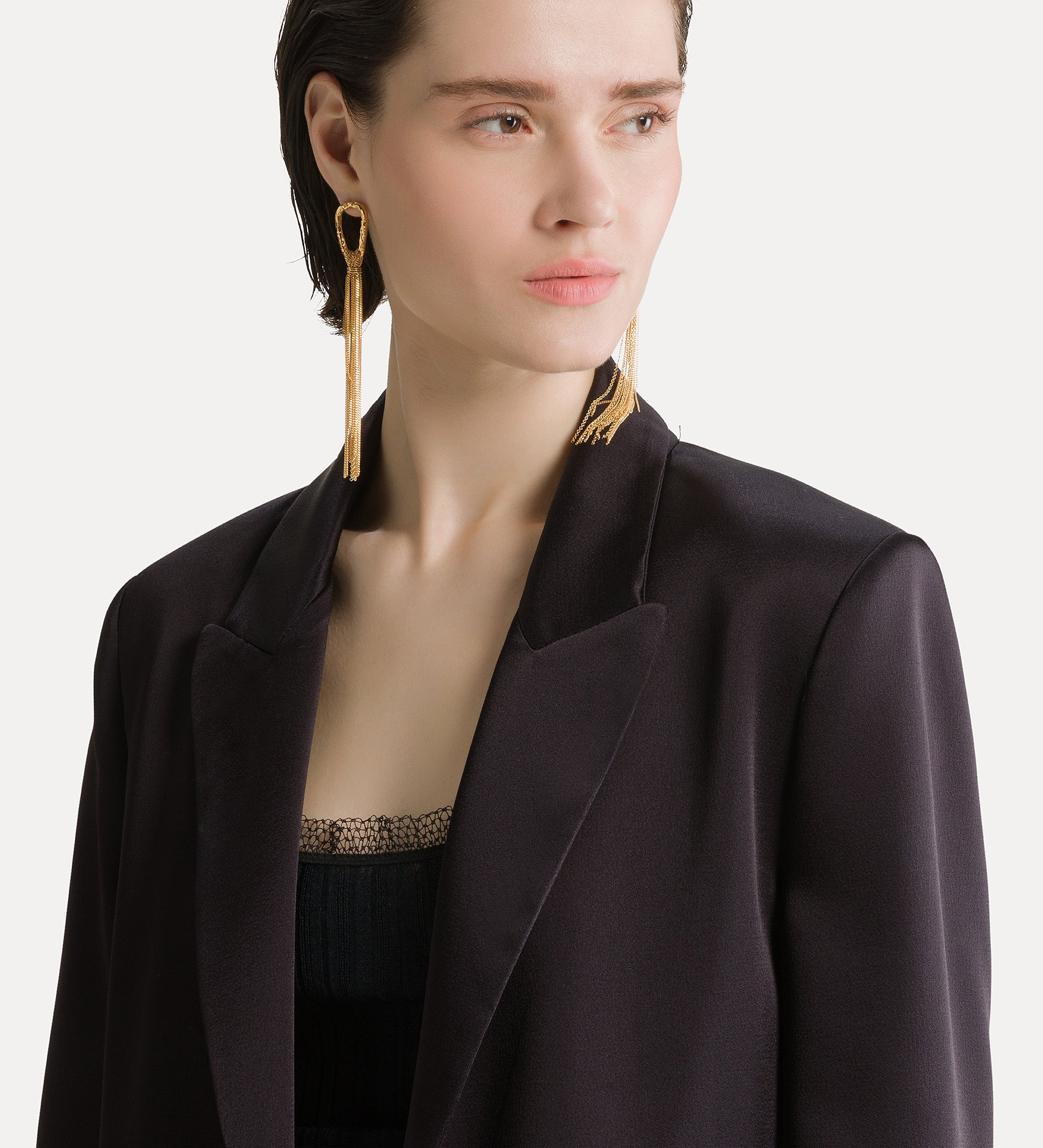 Forte giacche Shiny Envers Satin Jacket giacca notte