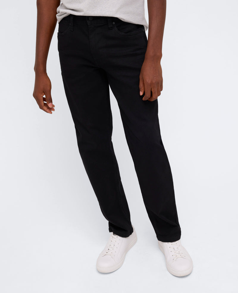 Kenneth Cole Reaction Clothing Athletic-Fit Recycled Stretch Denim Jean jeans neri elasticizzati