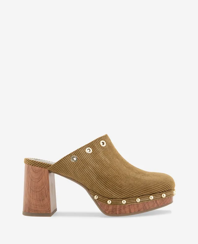 Kenneth Cole Shoes REACTION-Kalley Corduroy Slip-On Mule mule donna platform kaki
