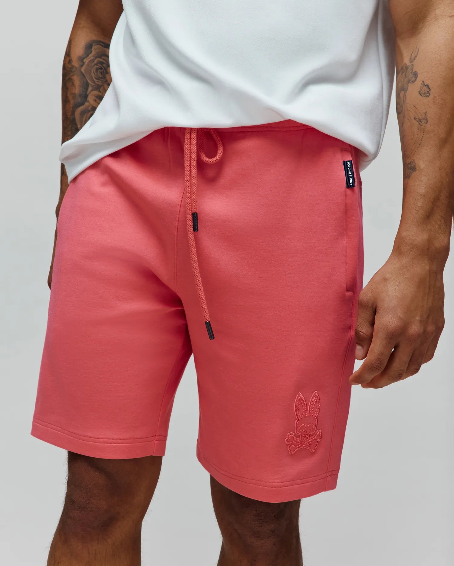 Psycho Bunny Men's Shorts MENS BARRY SHORT 8" - MB0900037 pantaloncini corallo