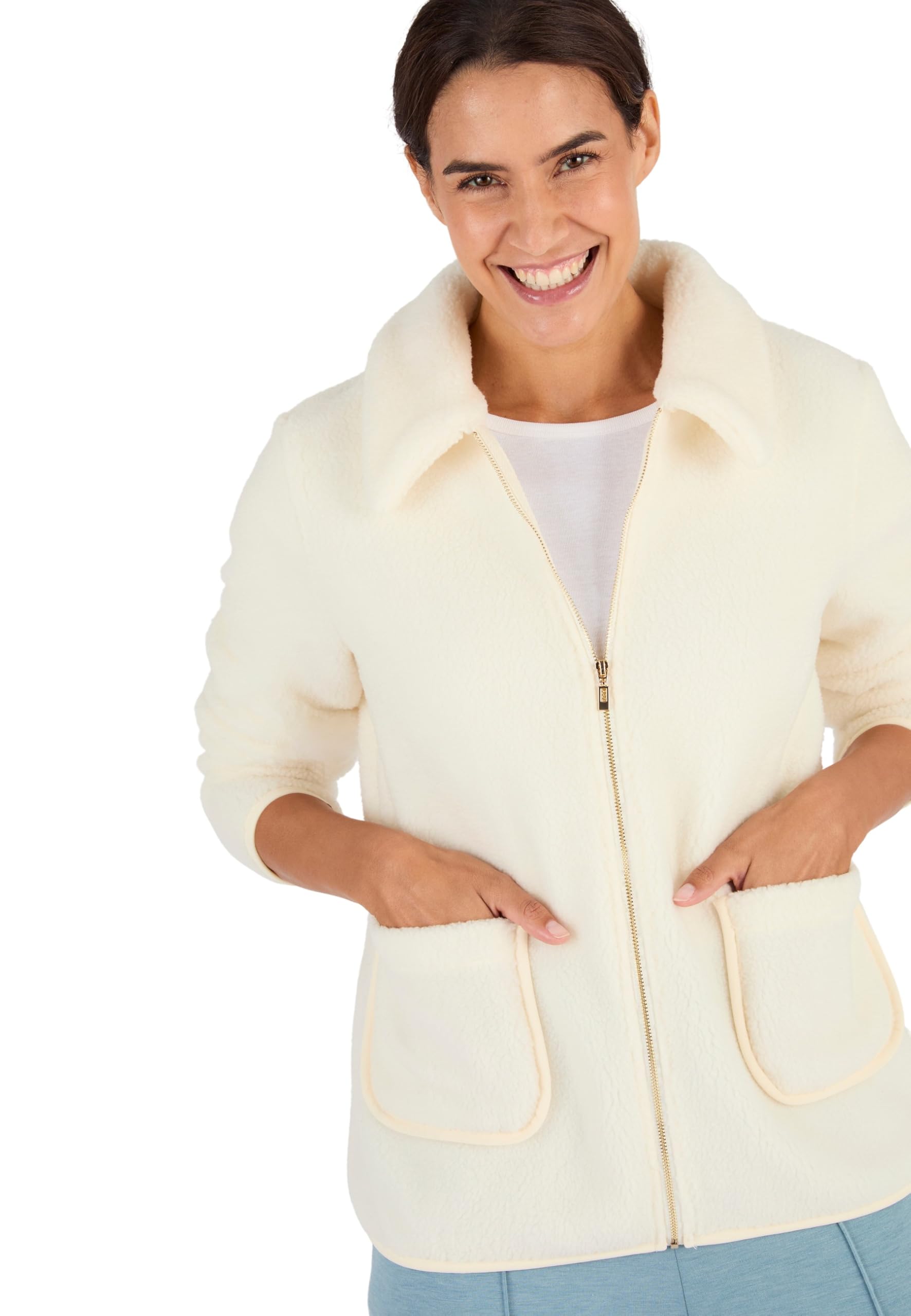 Damart Thermolactyl Giacca rilassante in pile donna 38-40