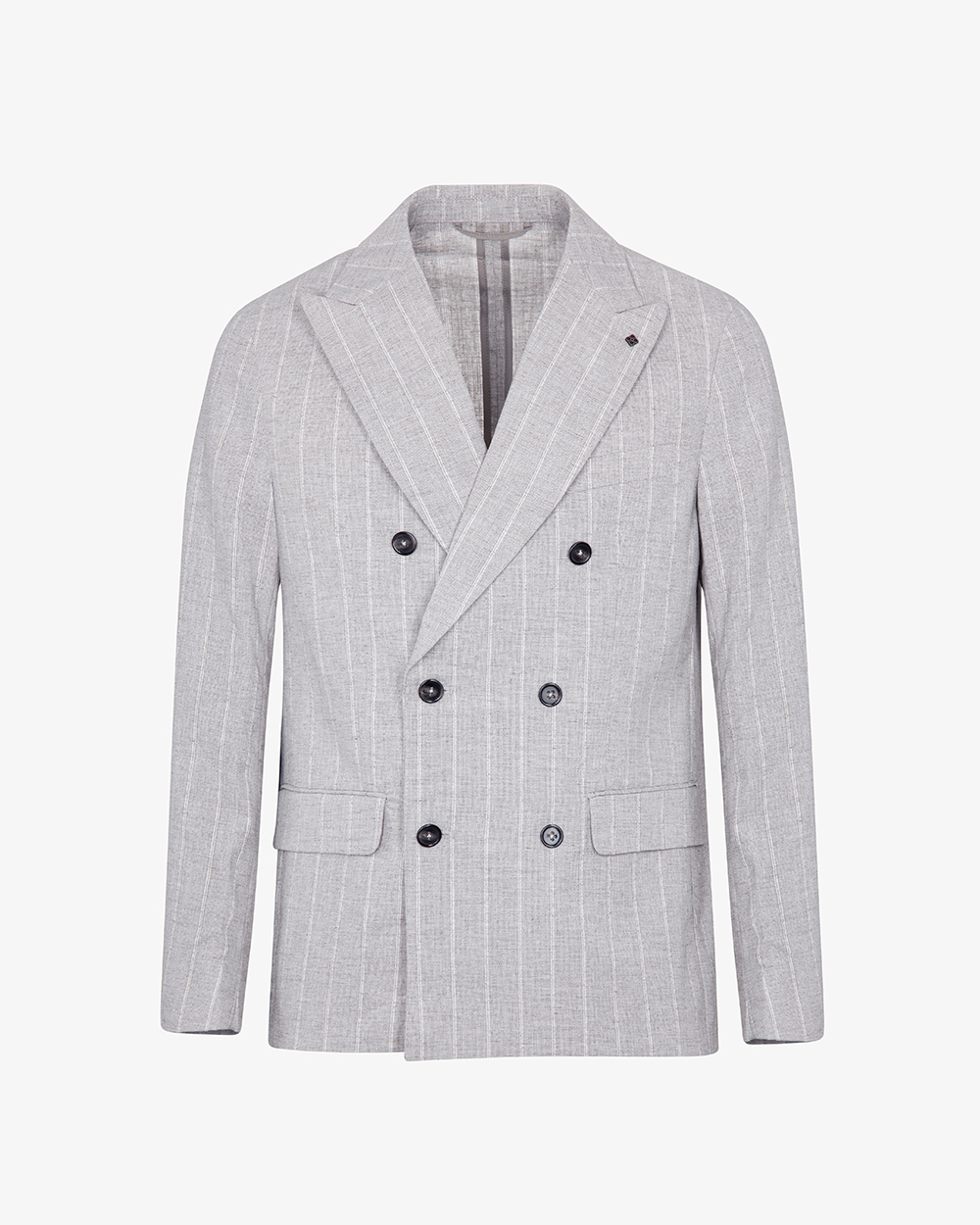 Markup Uomo Abiti & Blazer Blazer doppio petto lino gessato