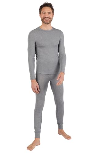 Damart Thermolactyl Sensitive Mutande lunghe aperte uomo S grigio melange termiche