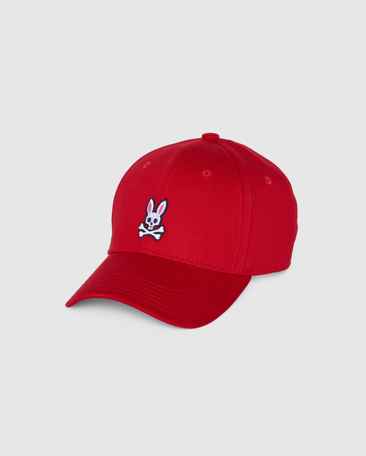 Psycho Bunny Accessories Classic Baseball Cap B6A816A1HT cappellino Brilliant Red taglia unica in cotone