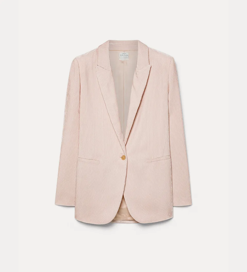 Forte giacche Pinwale Corduroy Blazer Loto blazer in velluto a coste