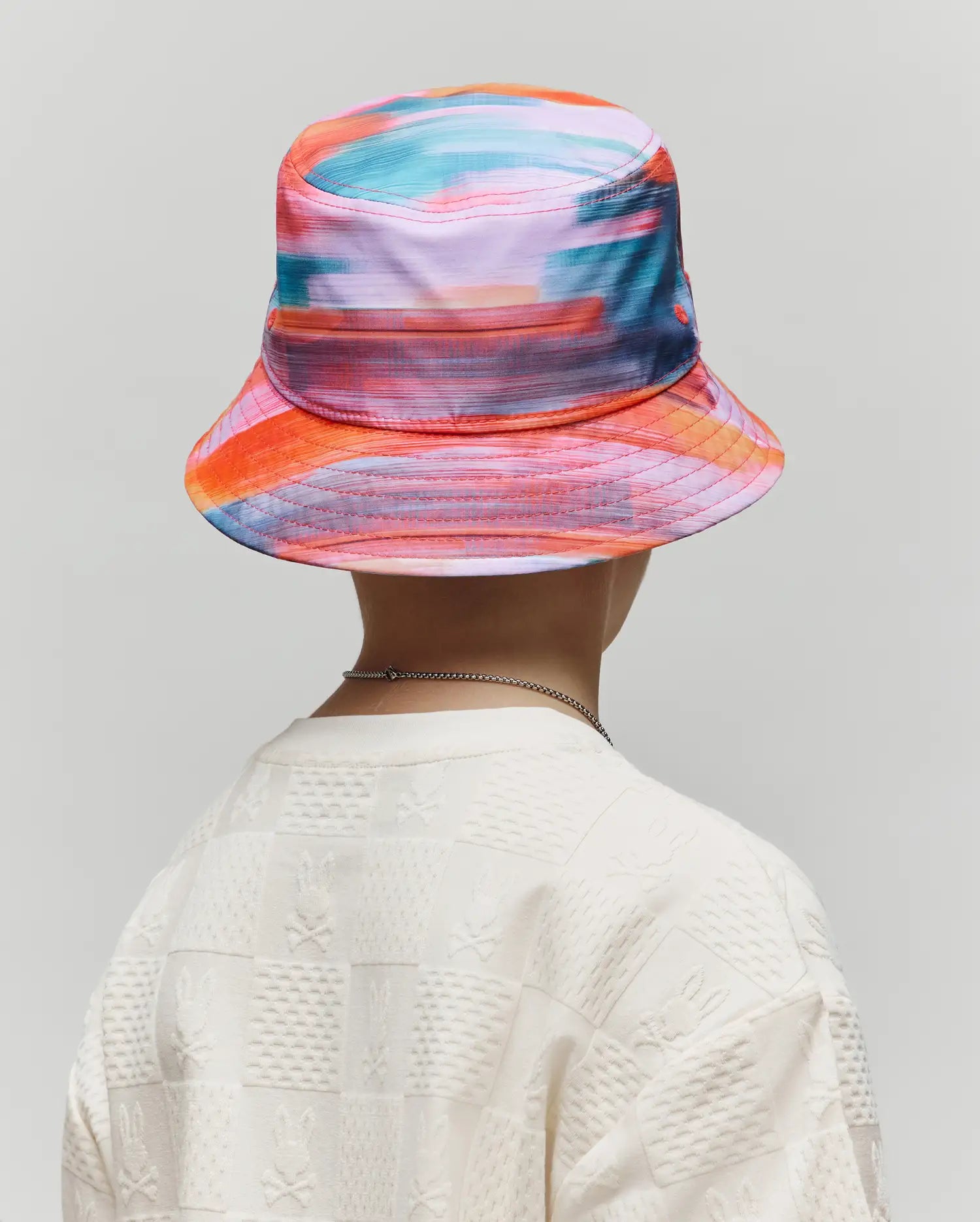 Psycho Bunny Kids Accessories Raphael Bucket Hat cappello 656 Sunkissed Coral