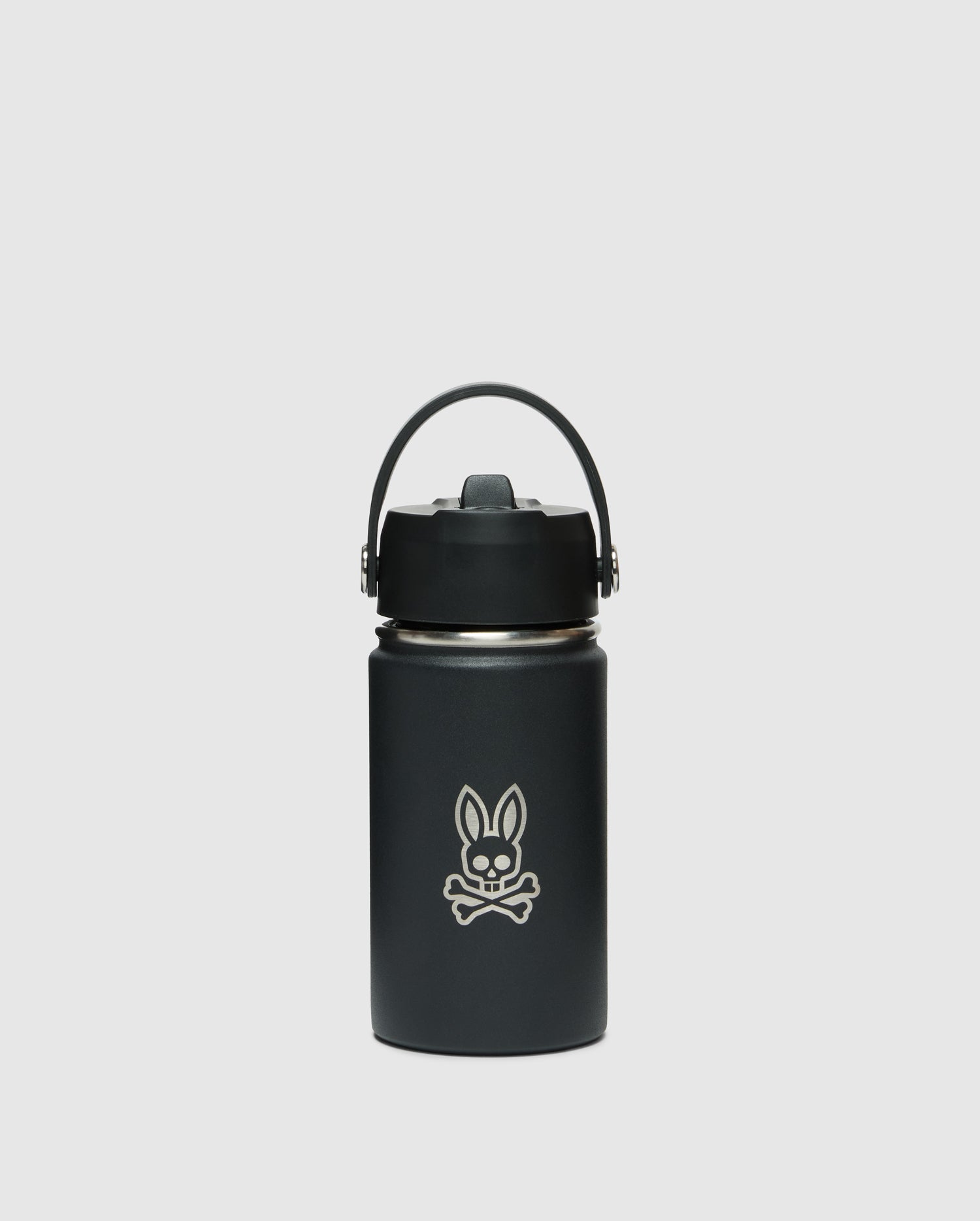 Psycho Bunny Kids Accessories Kids Psycho Bunny Water Bottle borraccia nera 12 oz