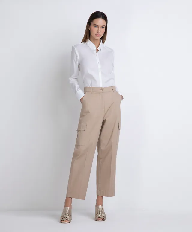 Markup Donna Jeans & Pantaloni Pantalone cargo in cotton twill