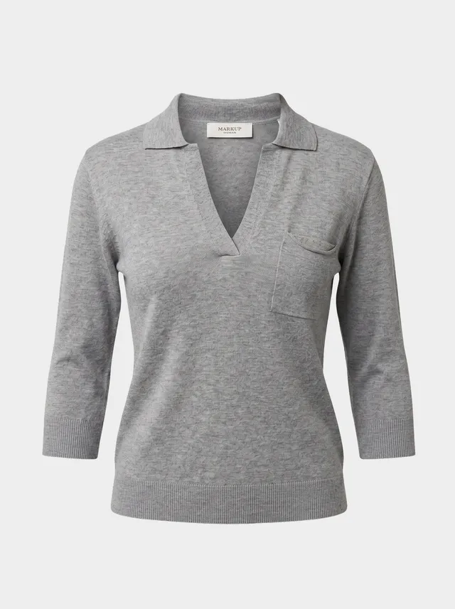 Markup Donna Maglieria Polo con taschino da donna