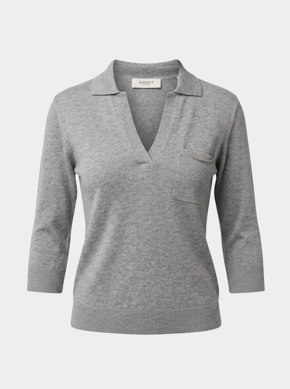 Markup Donna Maglieria Polo con taschino da donna
