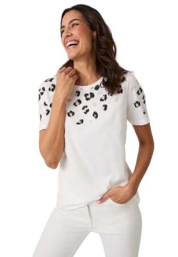 Damart Prêt-à-porter T-Shirt Stampa Rilefé maglietta bianca in cotone