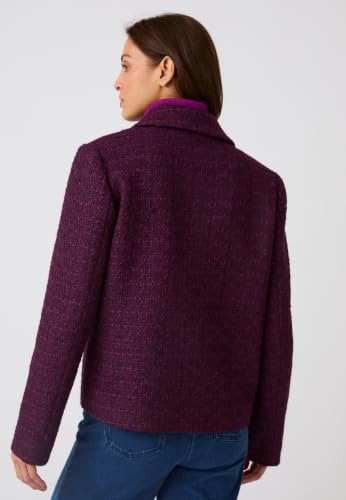 Damart Prêt-à-porter Giacca donna effetto tweed corta foderata
