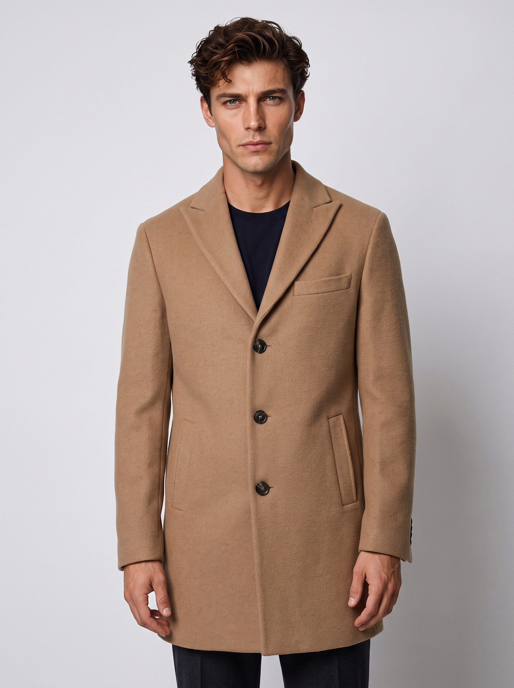 Markup Uomo Cappotti Cappotto bouclè uomo