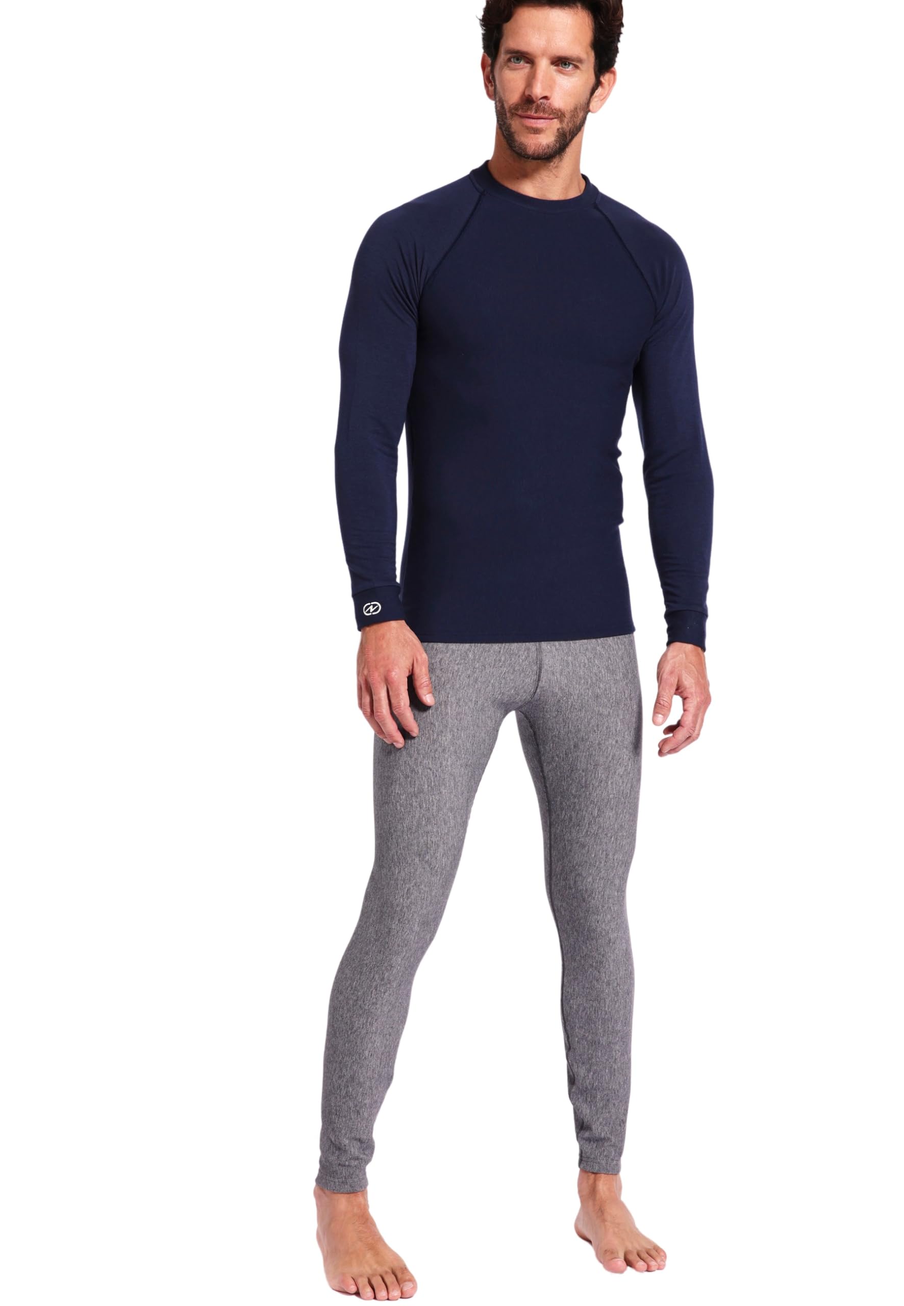 Damart Thermolactyl Maglietta girocollo Comfort Thermolactyl 4 da uomo maglia termica