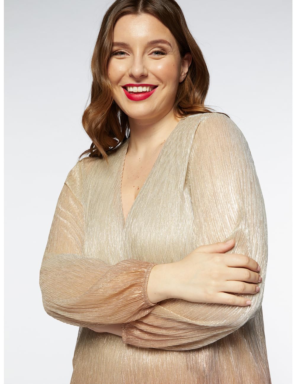 Fiorella Rubino Maglie e felpe Cardigan Lungo Aperto sfumato cardigan XL Plus
