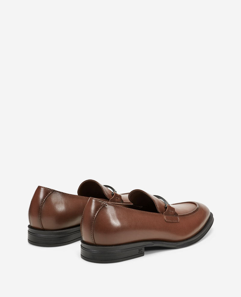 Kenneth Cole Reaction Shoes REACTION Armand2 Apron Toe Bit Loafer mocassino cognac