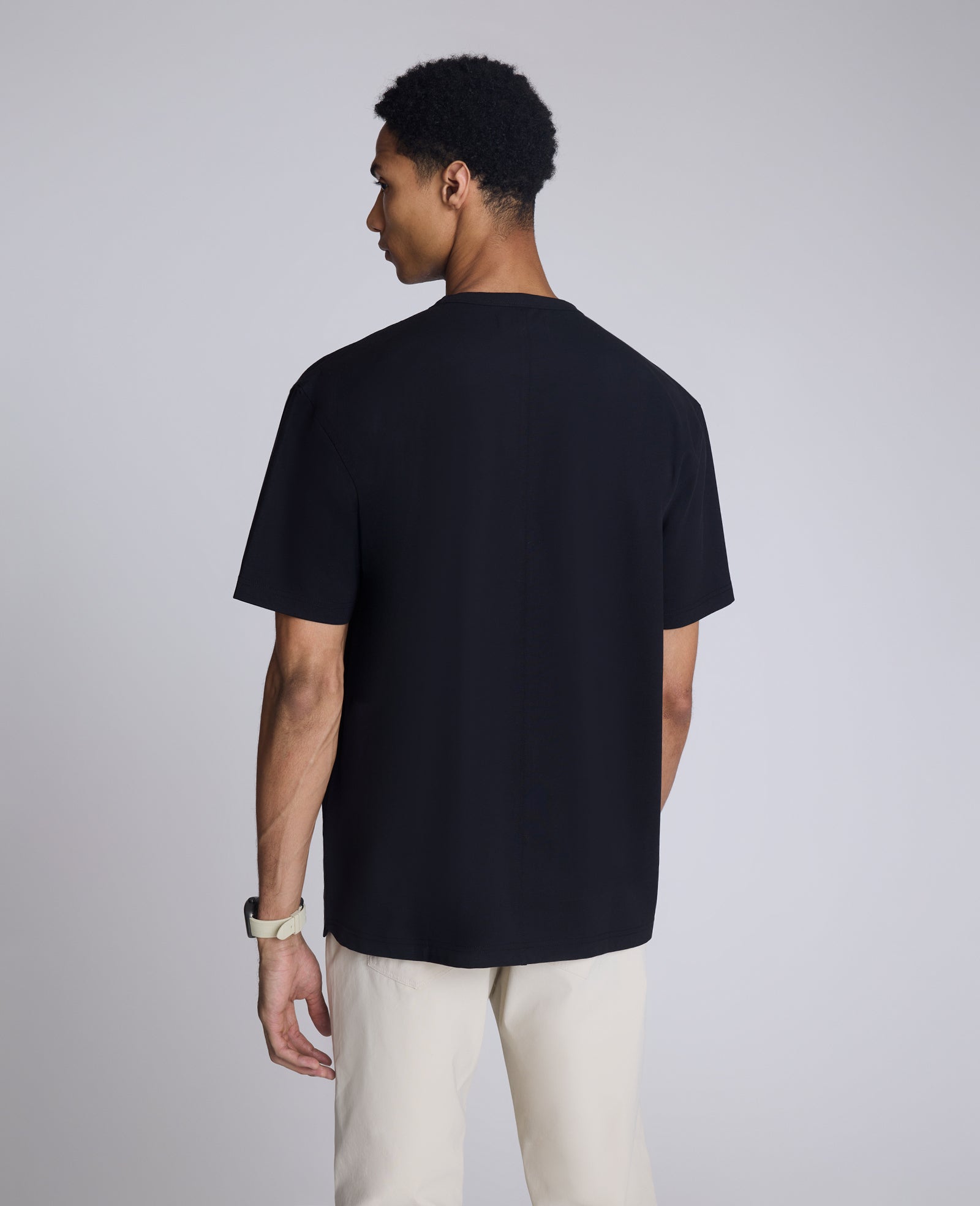 Kenneth Cole Reaction Clothing Oversized Tee T-shirt nera oversize