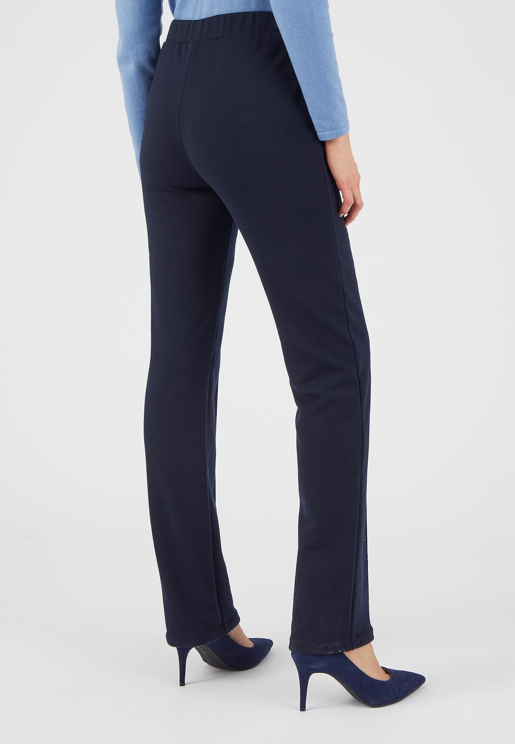 Damart Thermolactyl pantaloni dritti Milano Caldo blu marine scuro 52
