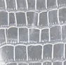 Kenneth Cole Reaction Meryl Leather Metallic Croco Bootie stivaletti argento in pelle