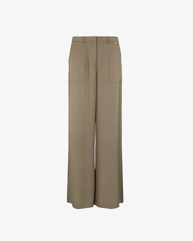 Markup Donna Jeans & Pantaloni Pantapalazzo in tessuto fluido