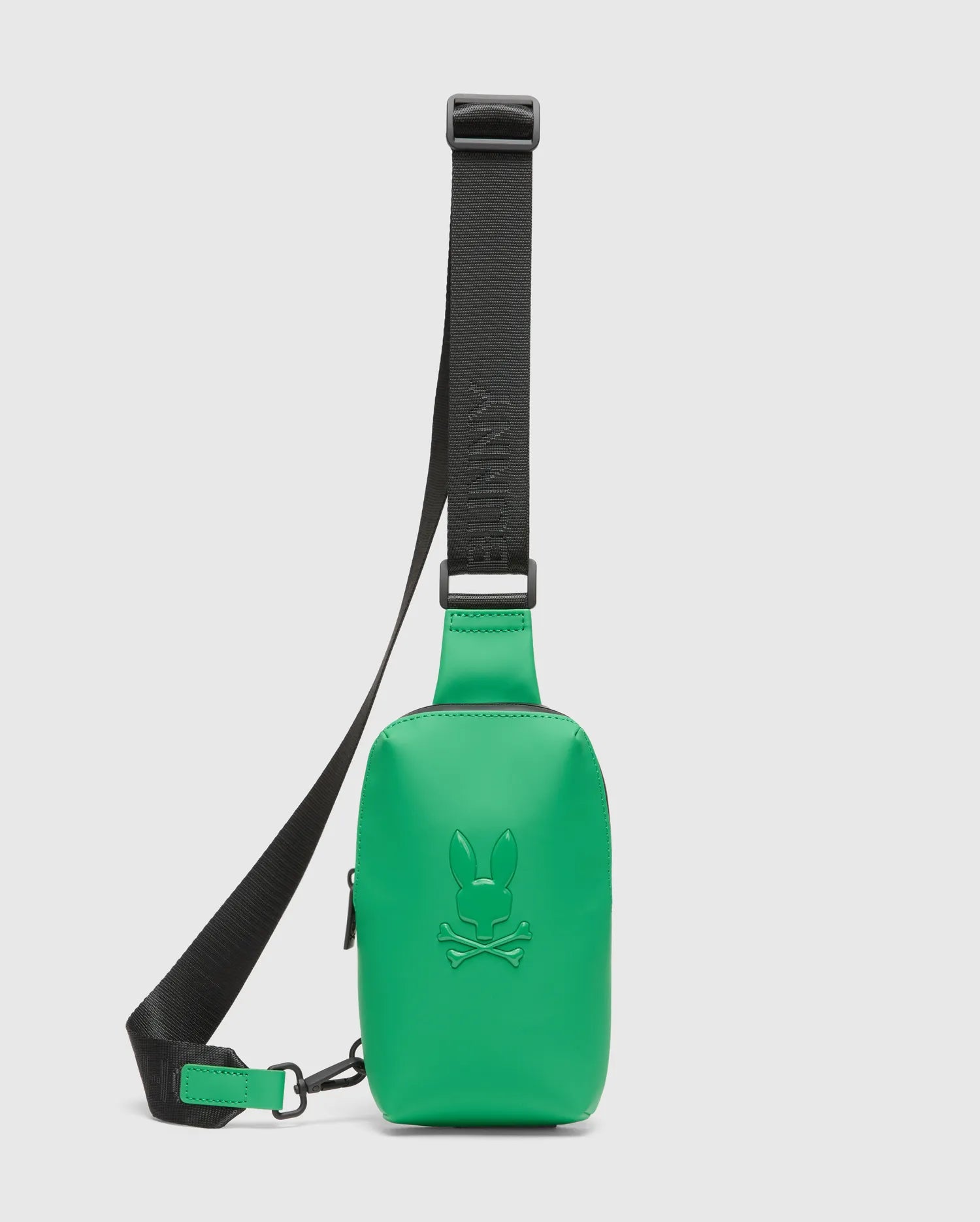 Psycho Bunny Accessories MENS RUBBERIZED CROSSBODY B6A635F200 borsa verde