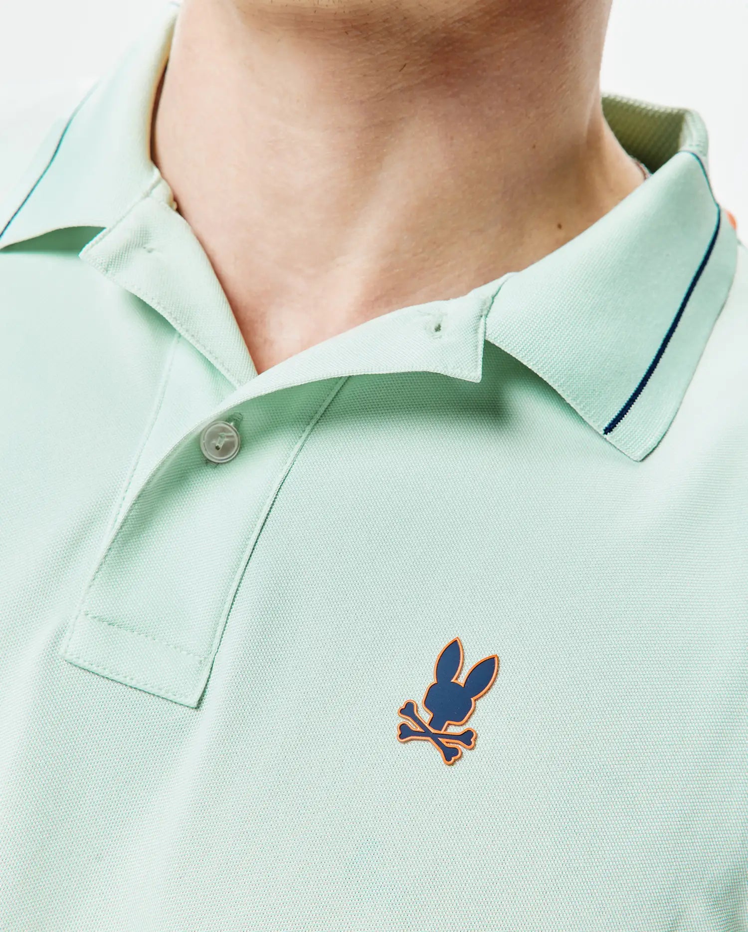 Psycho Bunny Men's Polos Edwin Sport Polo polo verde Misty Jade