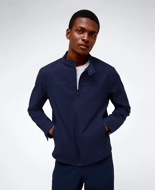 Kenneth Cole Reaction Clothing Simplified Utility Jacket giacca blu idrorepellente