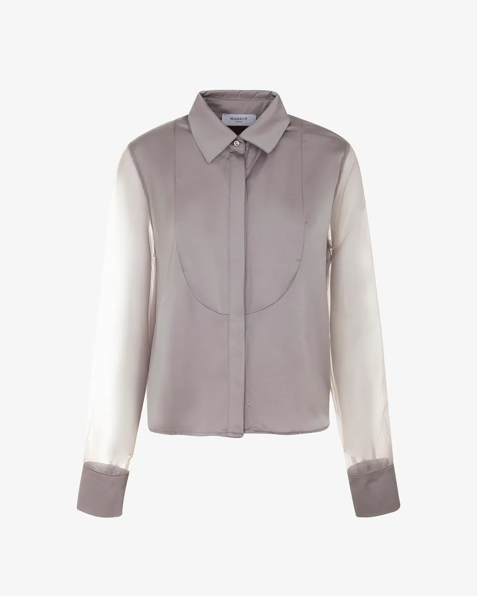 Markup Donna Camicie & Bluse Camicia manica organza camicia