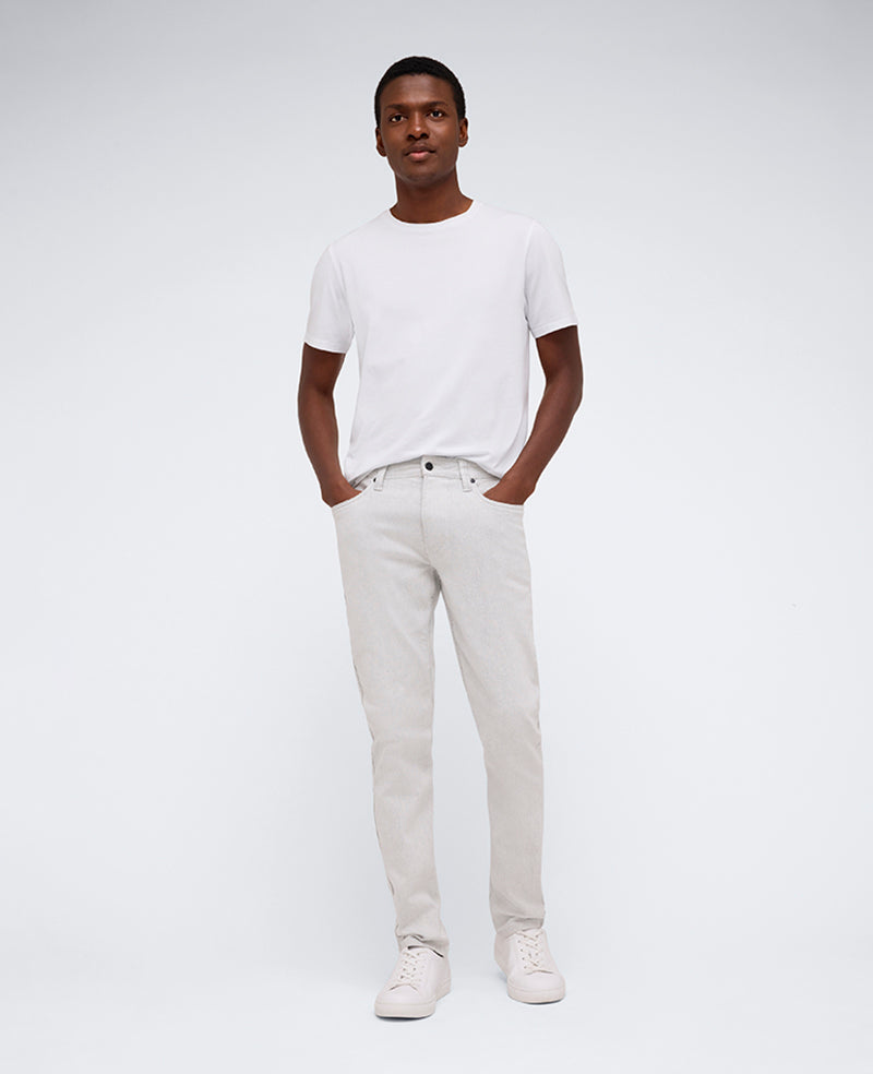 Kenneth Cole Reaction Clothing Athletic-Fit Stretch Denim Jean jeans Moore crema elasticizzati