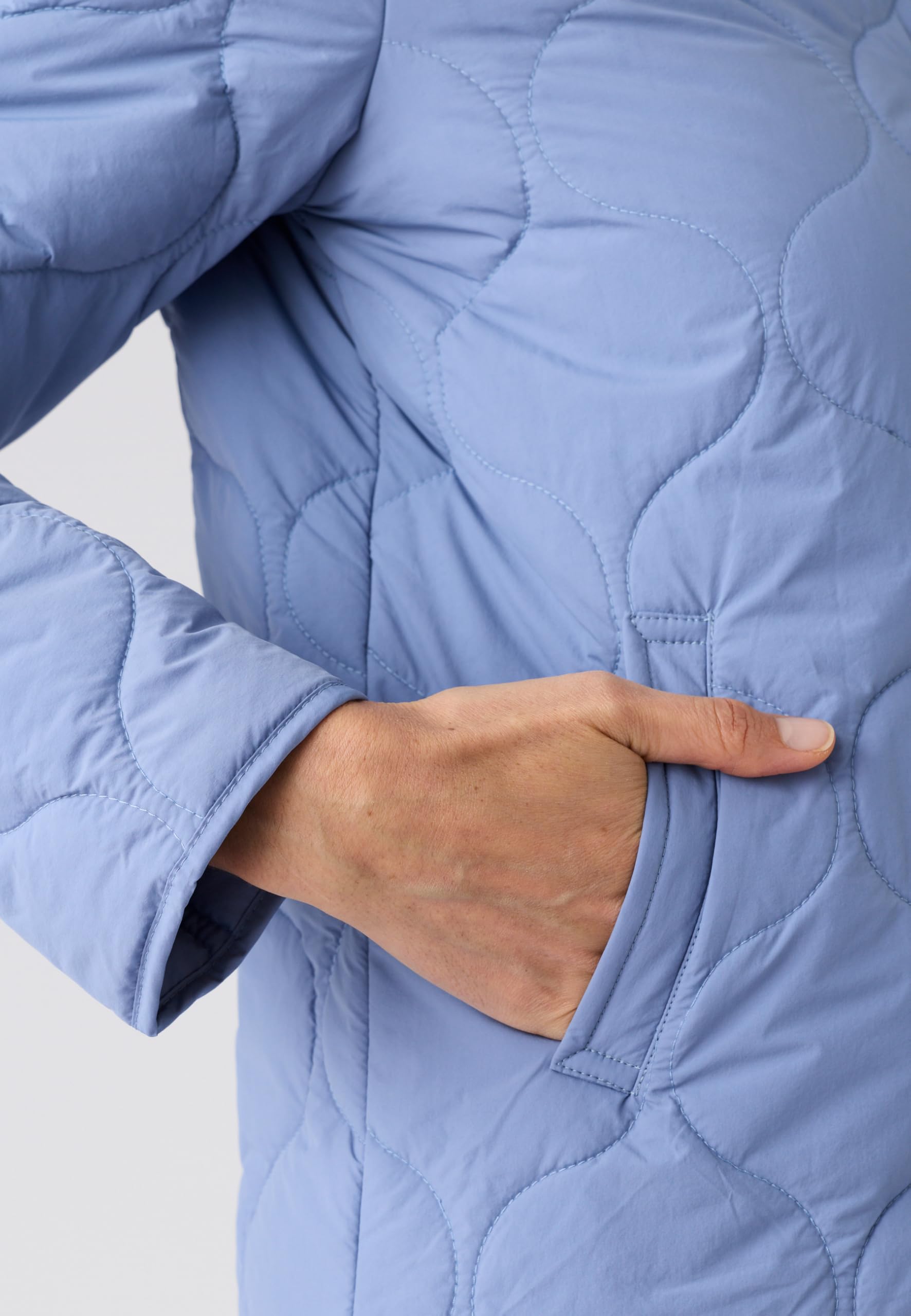 Damart Prêt-à-porter giacca imbottita in rilievo donna 38-40 idrorepellente