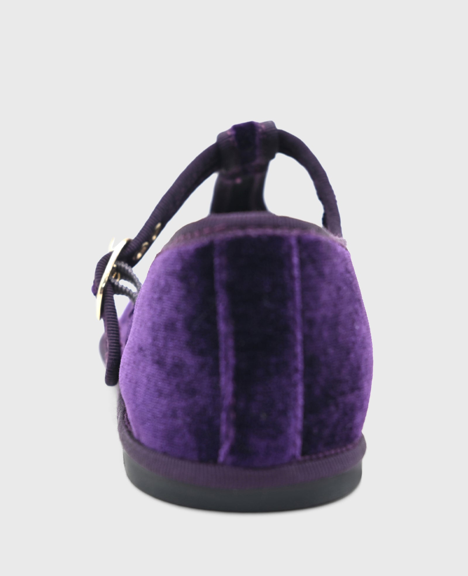 Kenneth Cole Reaction Verona Velvet T-Strap Mary Jane ballerine prugna velluto