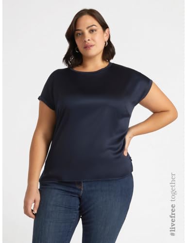 Fiorella Rubino Camicie e bluse Blusa in Raso e Jersey blusa S Plus