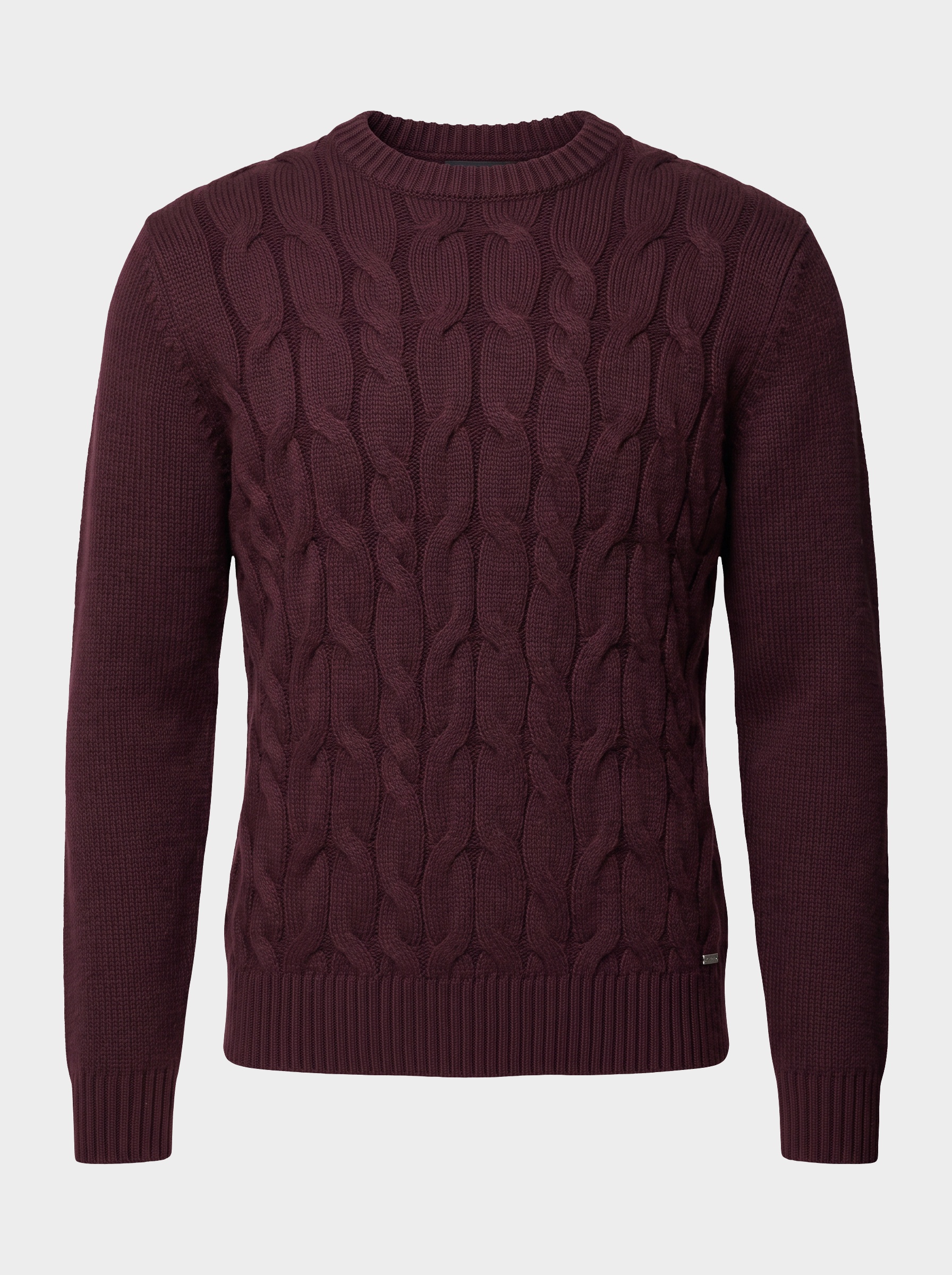 Markup Uomo Maglieria Maglione Girocollo Trecce maglione