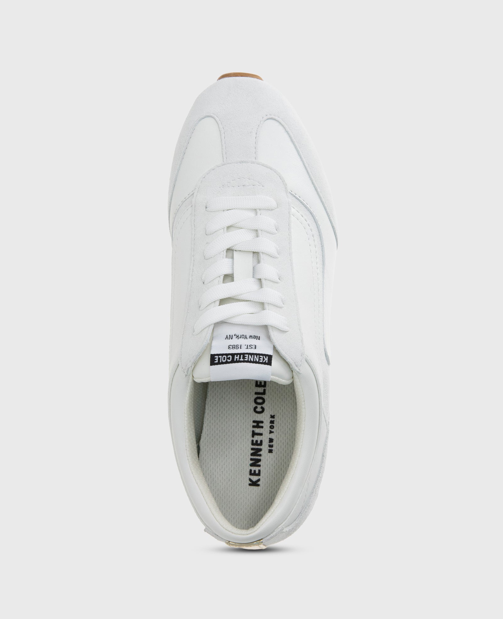 Kenneth Cole Reaction Alma Leather Sneaker sneaker bianche 5 in pelle