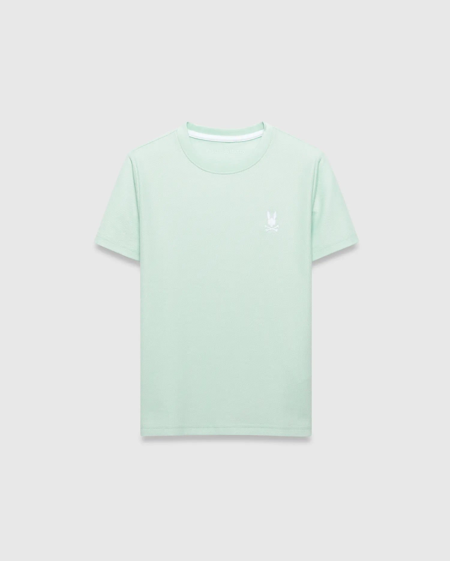 Psycho Bunny Kids Tees Taylor Pique Tee maglietta verde Pima