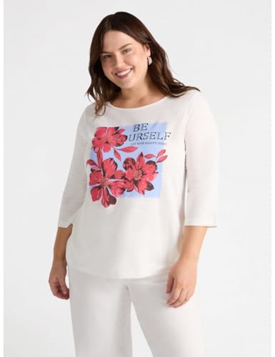 Fiorella Rubino Top e t-shirt T-shirt con stampa e scritta motivazionale S Plus