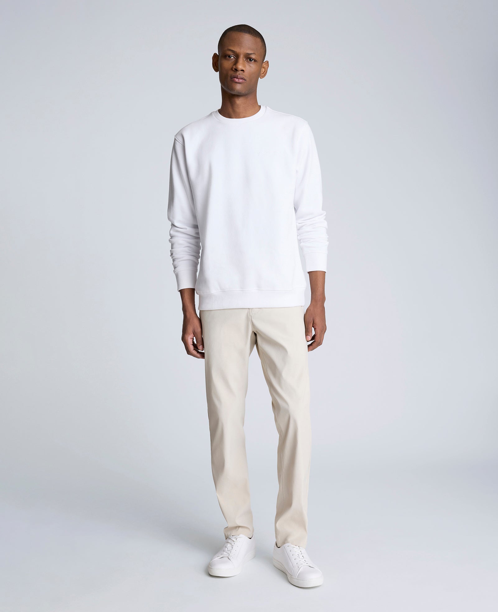 Kenneth Cole Reaction Clothing Original Slim 5-Pocket Pant pantaloni bianco