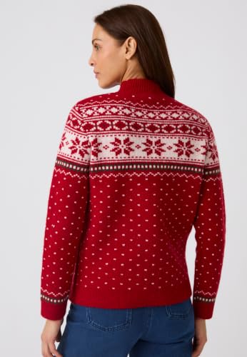 Damart Thermolactyl maglione natalizio donna collo alto