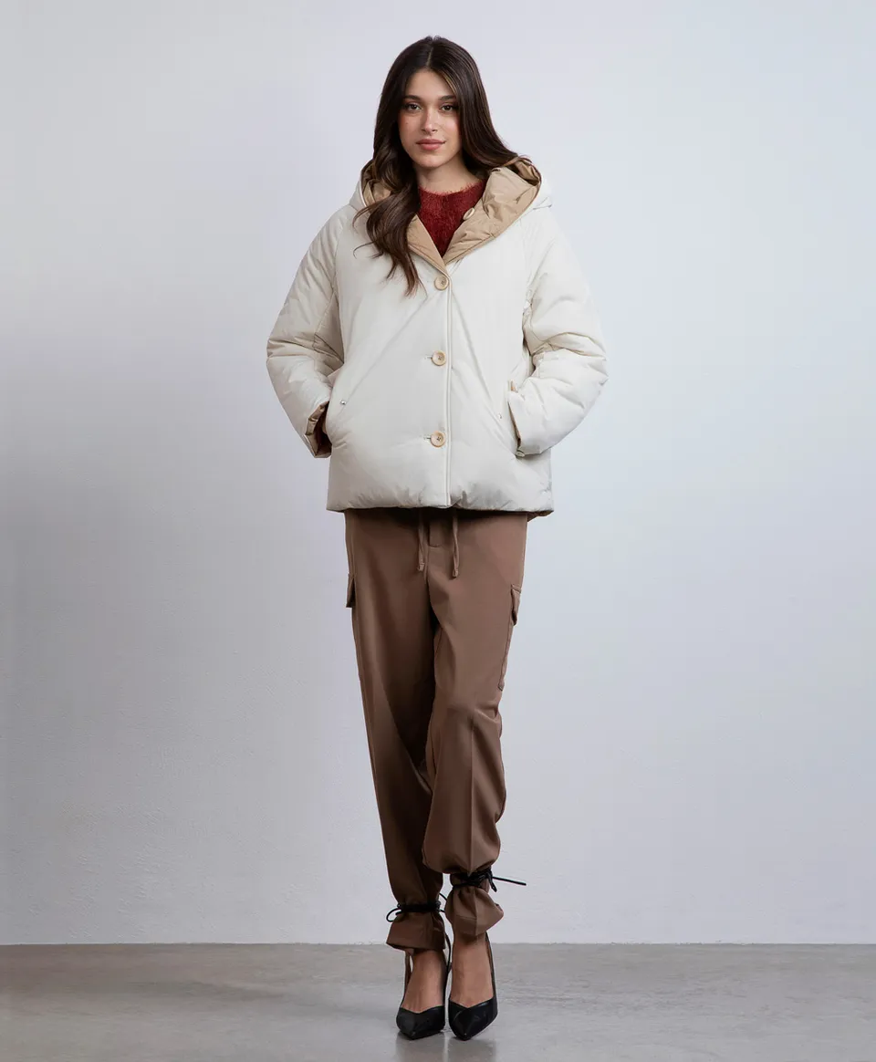 Markup Donna Giacche & Giubbotti Giubbino reversibile twill giubbino