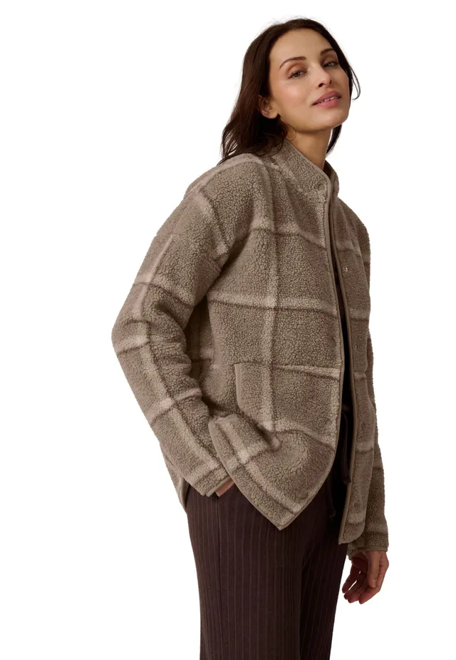 Damart Thermolactyl giacca in pile donna sherpa