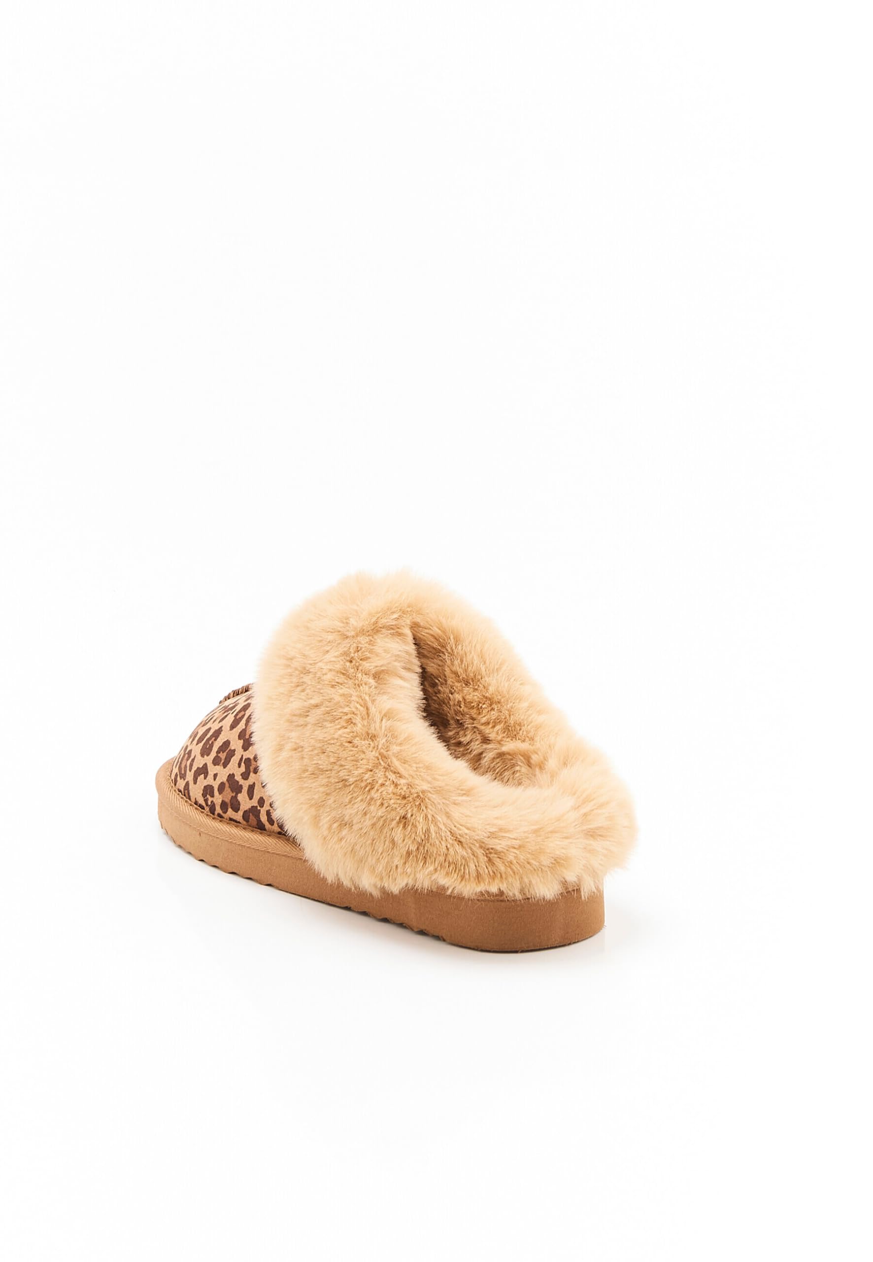 Damart Calzature Mules Thermolactyl donna marrone animalier taglia 36 pelliccia