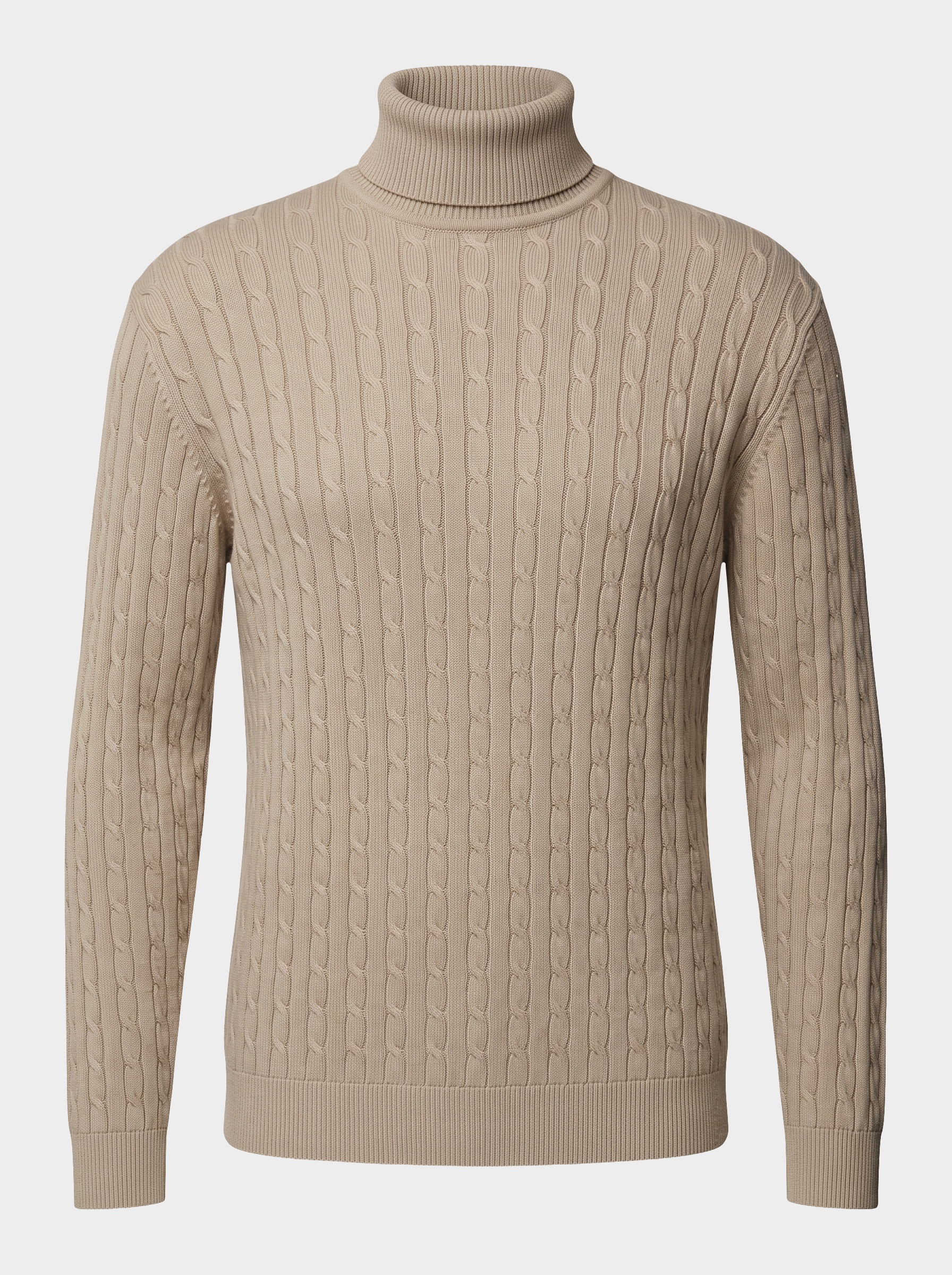 Markup Uomo Maglieria Dolcevita Trecce Viscosa